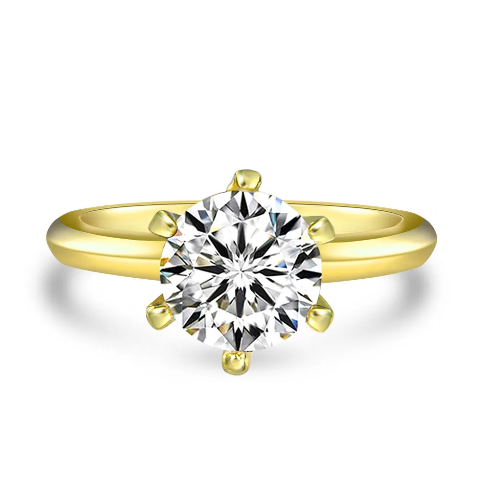 2 Carat Solitaire Engagement Ring