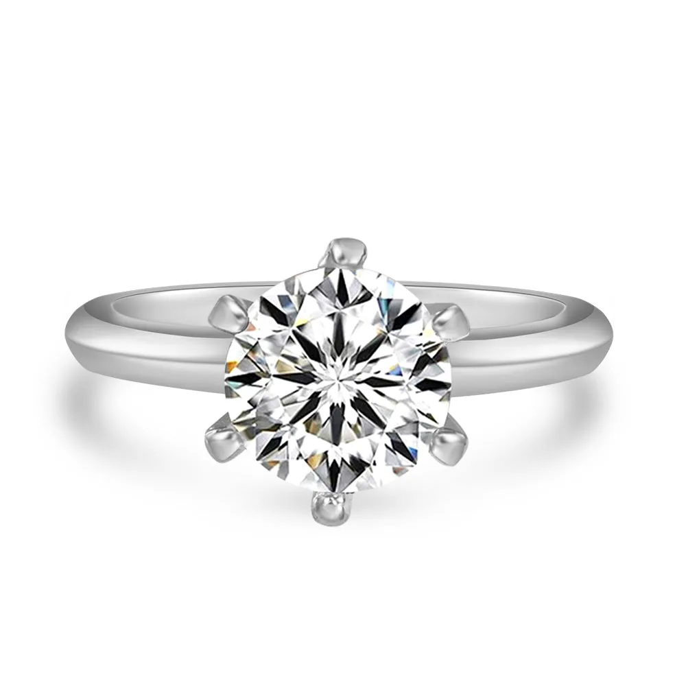 2 Carat Solitaire Engagement Ring