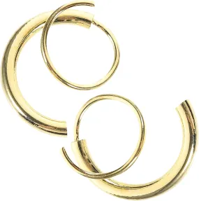 2pcs Twisting Spiral Earrings Plated Helix Ear Climbers for Unique Style and Comfort Ear Studs for Casual Formal Occasions