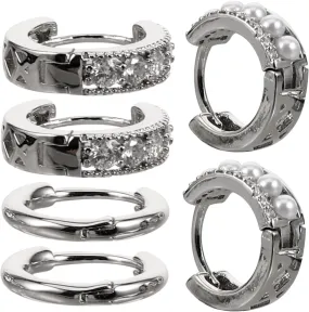 3 Pairs Hoop Earrings for Women Minimalist Circle Jewelry Lightweight Comfortable present for Any Occasion Skin Friendly Eye Catching Design Included