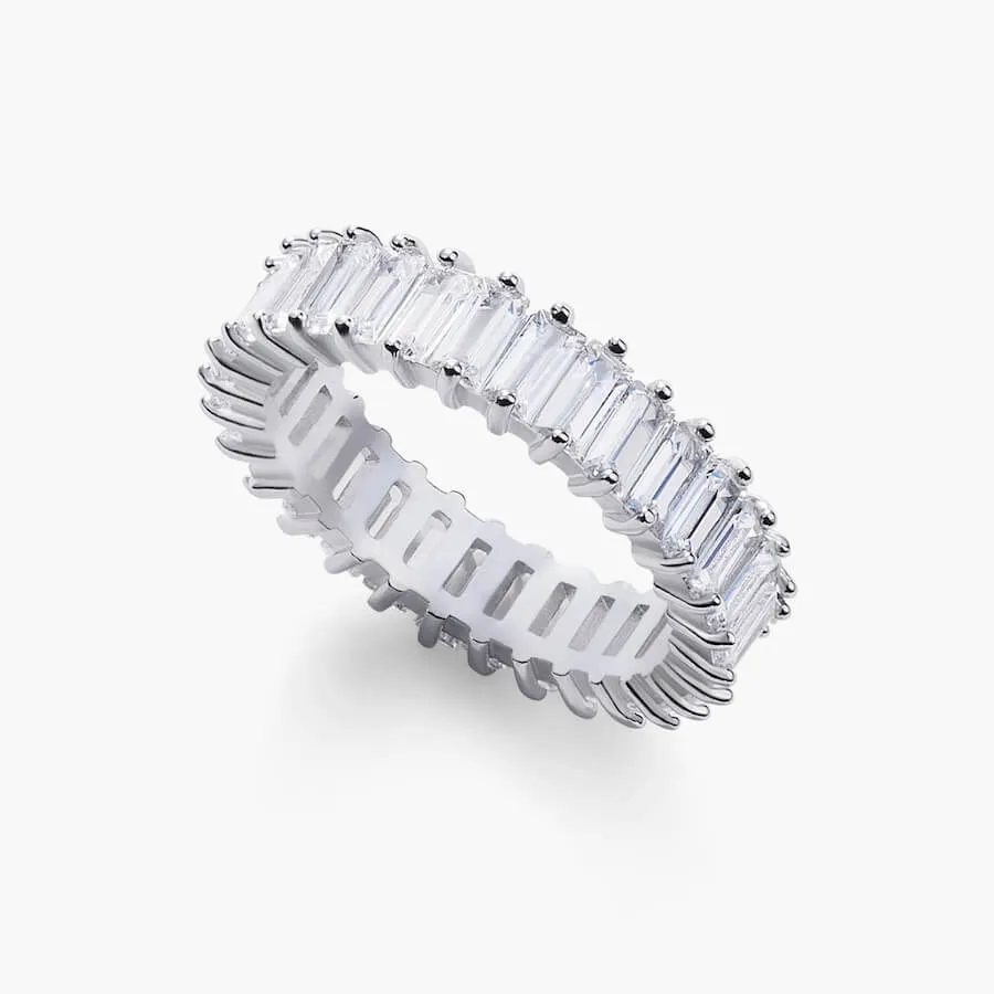 Adaya Stacking Ring - White Stone
