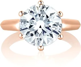 A.Jaffe 6 Prong Solitaire Engagement Ring Setting