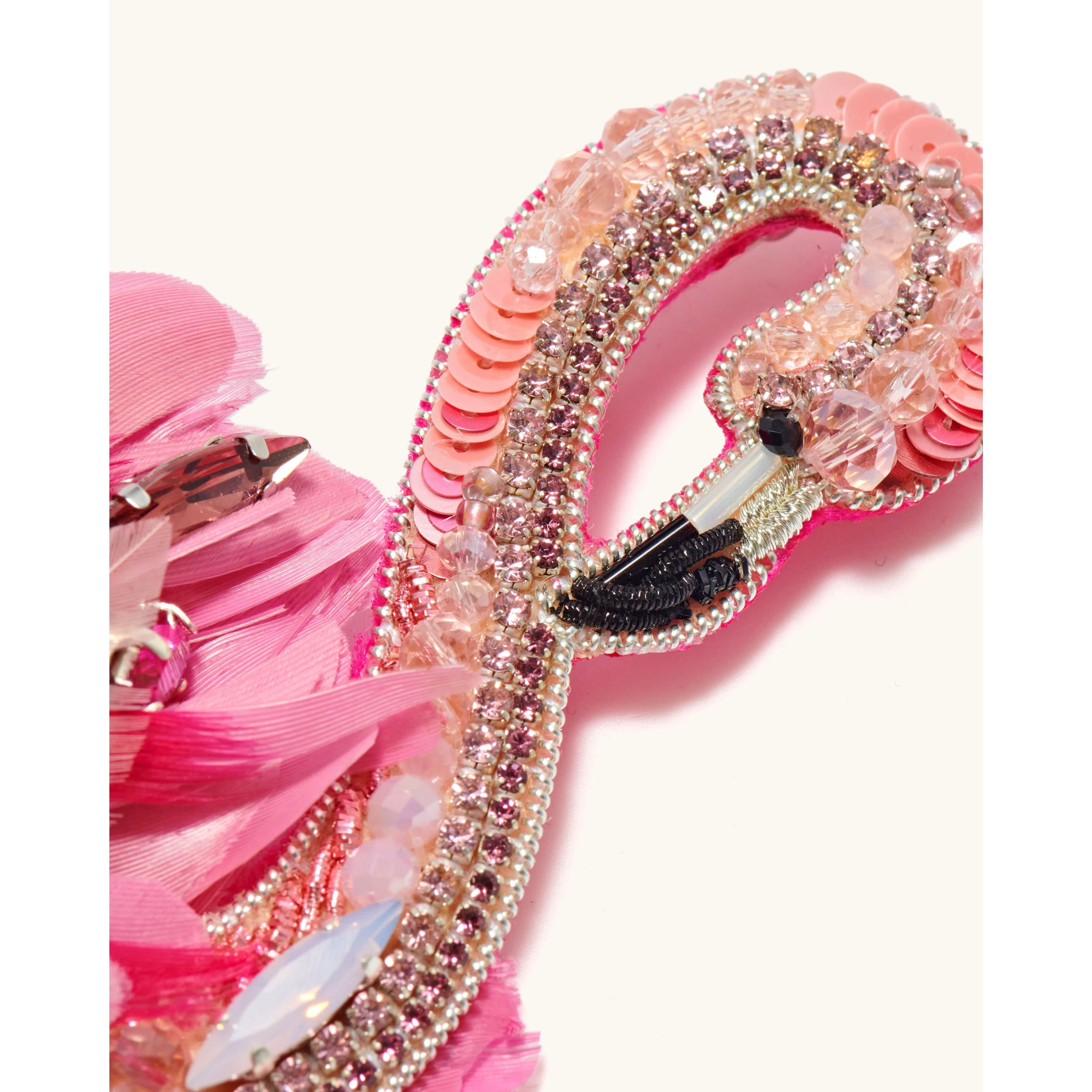 Alice in Wonderland Croquet Flamingo Bird Brooch