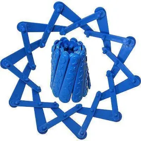 Blue Expandable Pony Tail Hair Clip Bun Holder Clamp Expanding Ponytail Grip