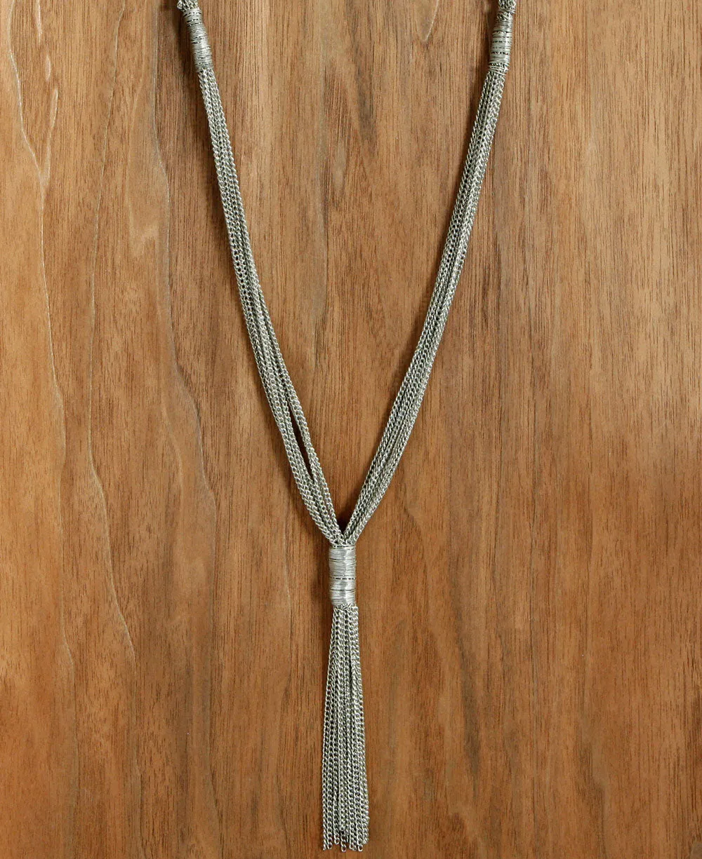 Bohemian Y Necklace with Tassel, Nepal