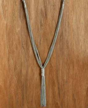 Bohemian Y Necklace with Tassel, Nepal