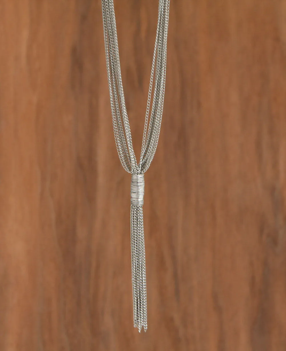 Bohemian Y Necklace with Tassel, Nepal