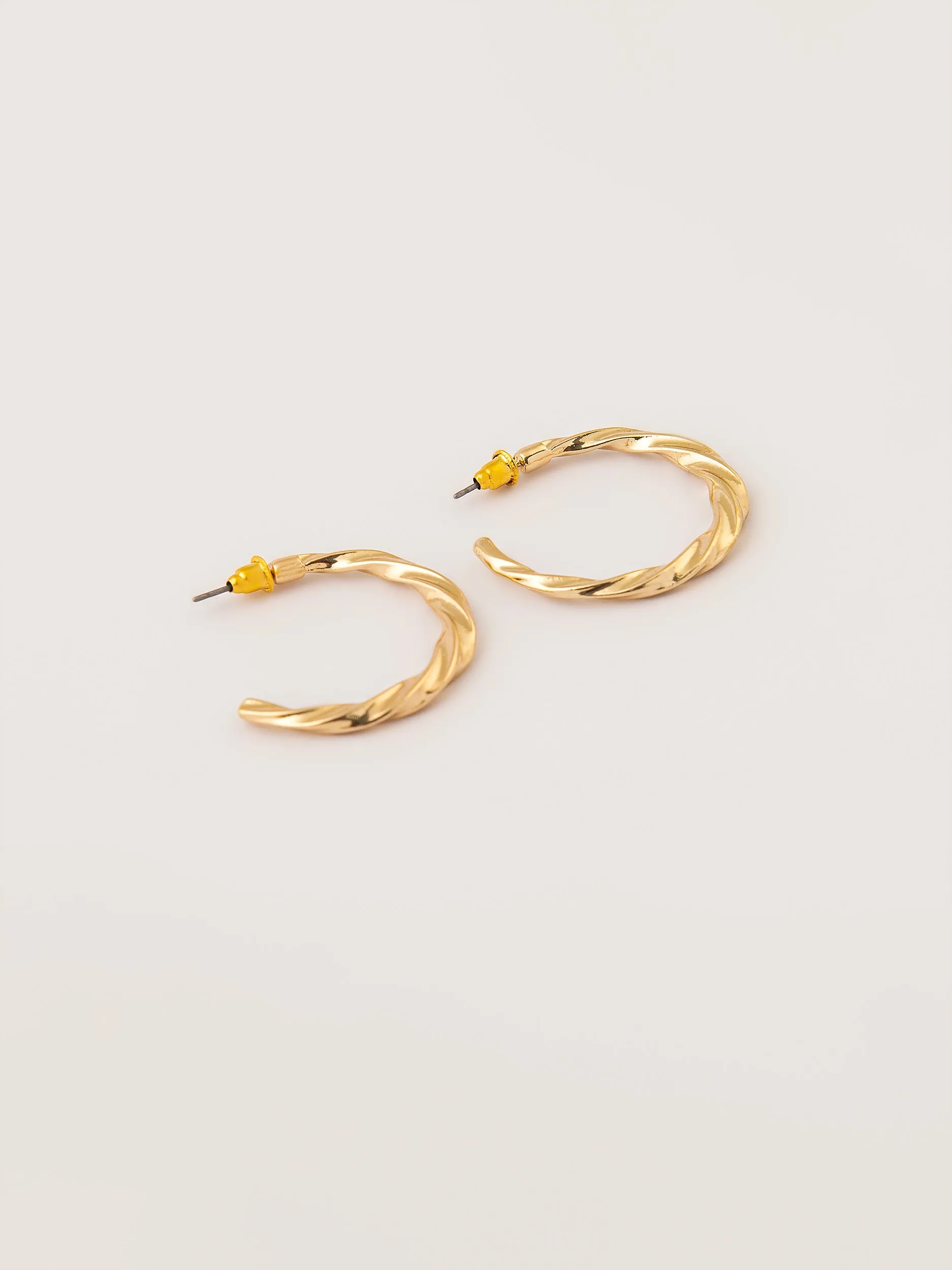 Bold C-Hoop Earrings Set