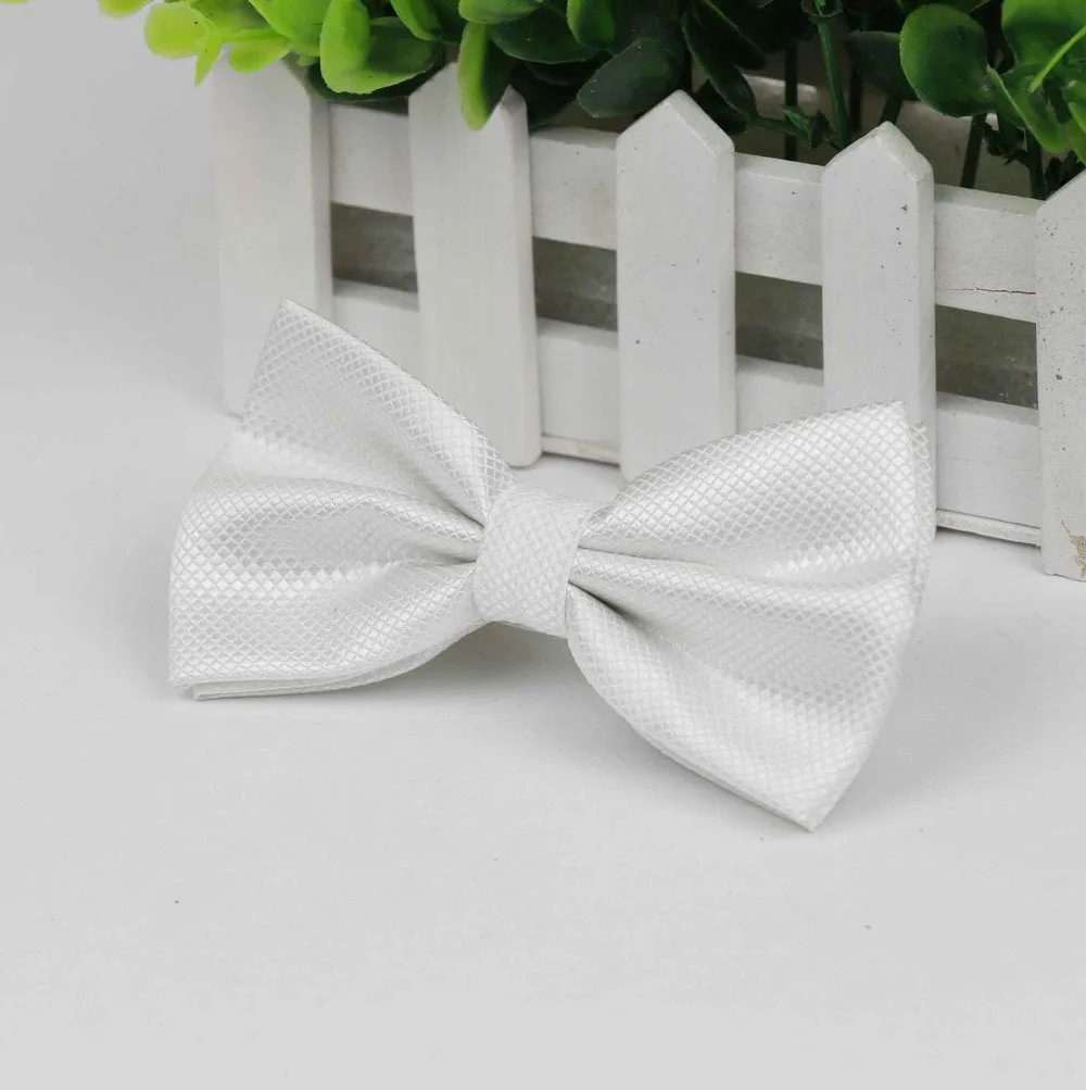 Bowties Groom Mens Solid Fashion Cravat For Men Bow Ties