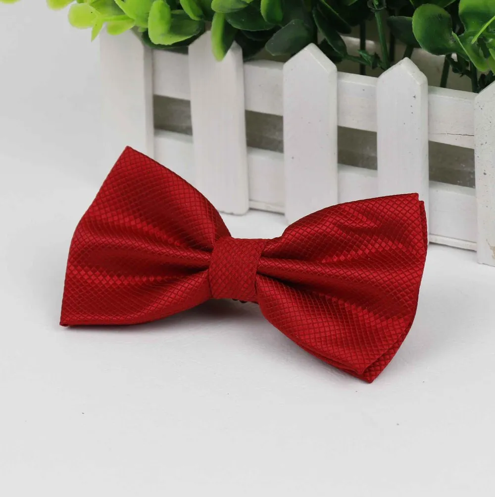 Bowties Groom Mens Solid Fashion Cravat For Men Bow Ties