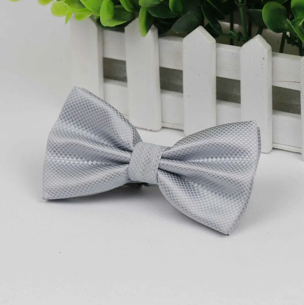 Bowties Groom Mens Solid Fashion Cravat For Men Bow Ties