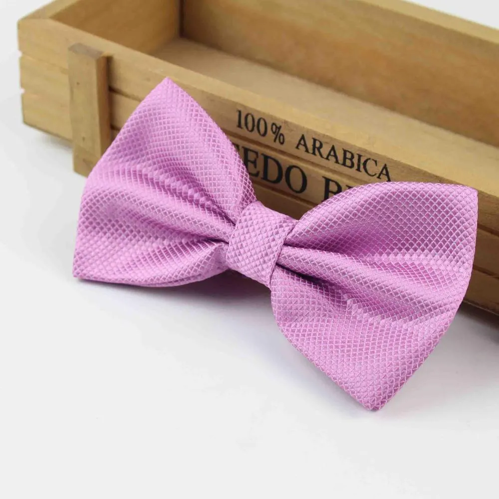 Bowties Groom Mens Solid Fashion Cravat For Men Bow Ties