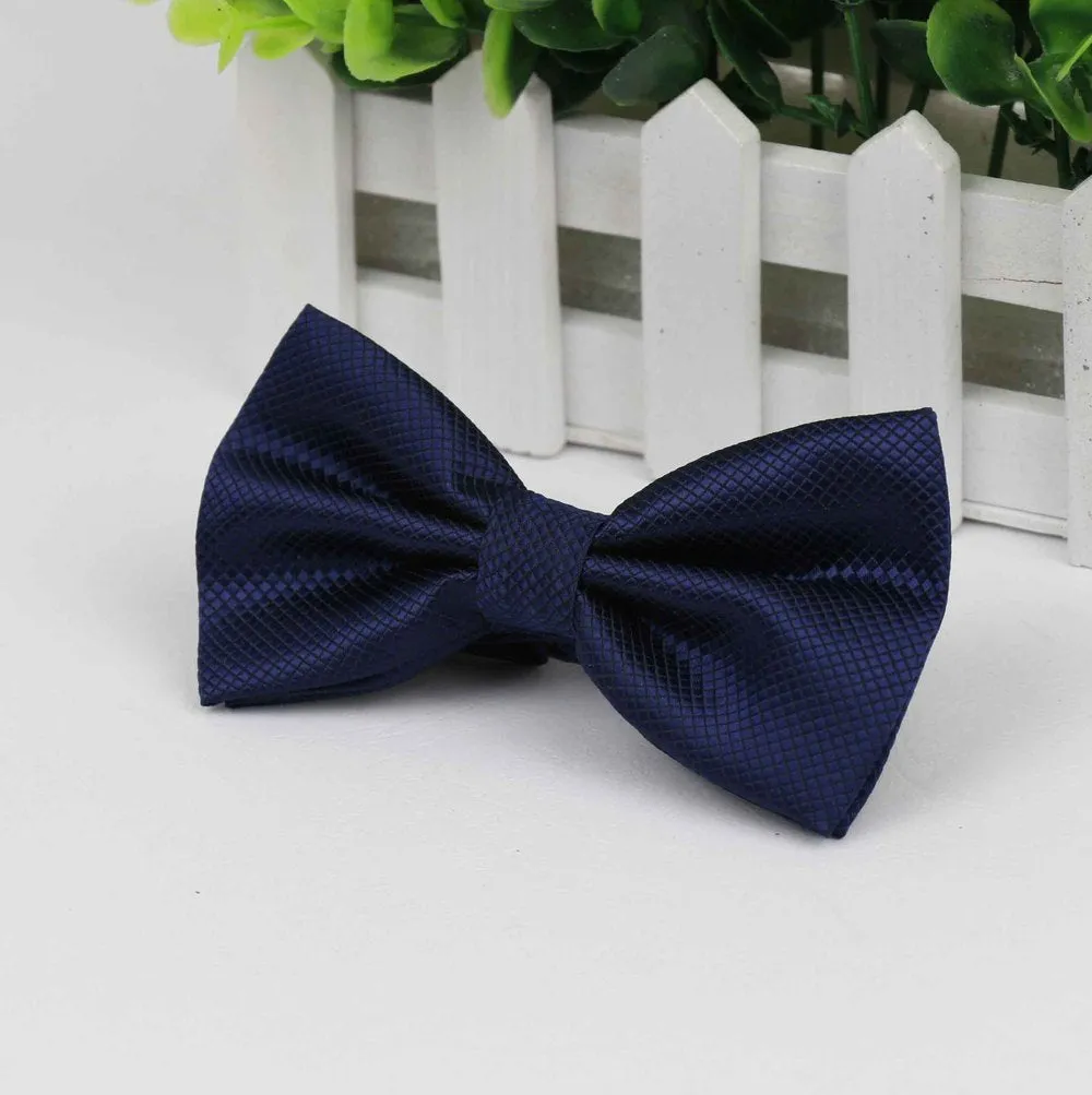 Bowties Groom Mens Solid Fashion Cravat For Men Bow Ties