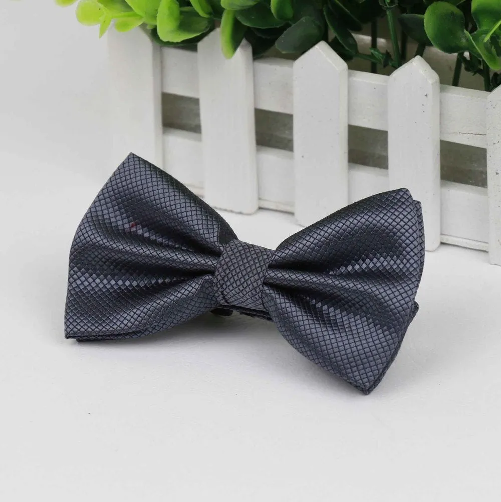 Bowties Groom Mens Solid Fashion Cravat For Men Bow Ties