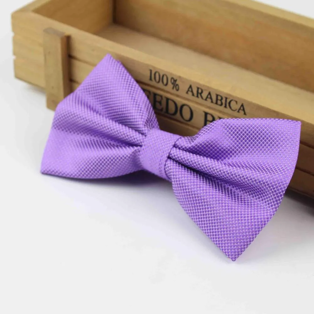 Bowties Groom Mens Solid Fashion Cravat For Men Bow Ties