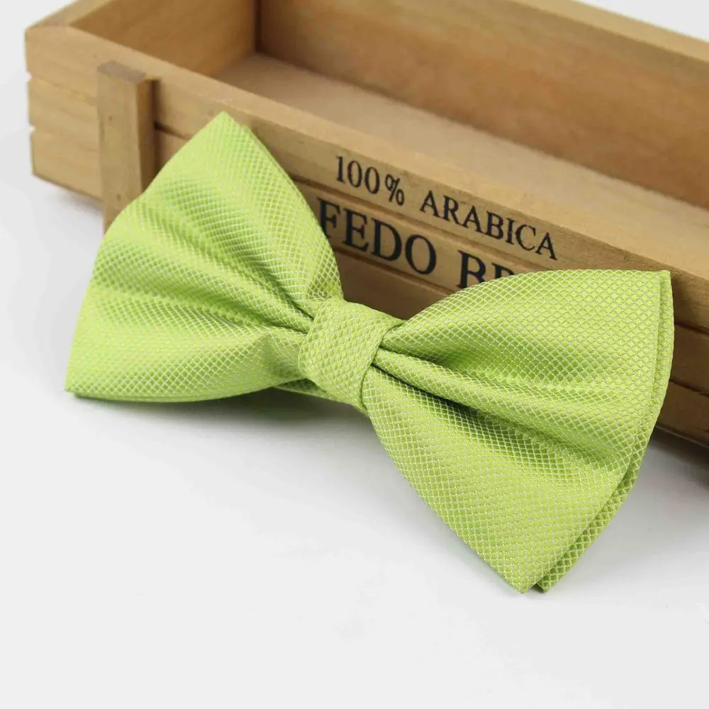 Bowties Groom Mens Solid Fashion Cravat For Men Bow Ties