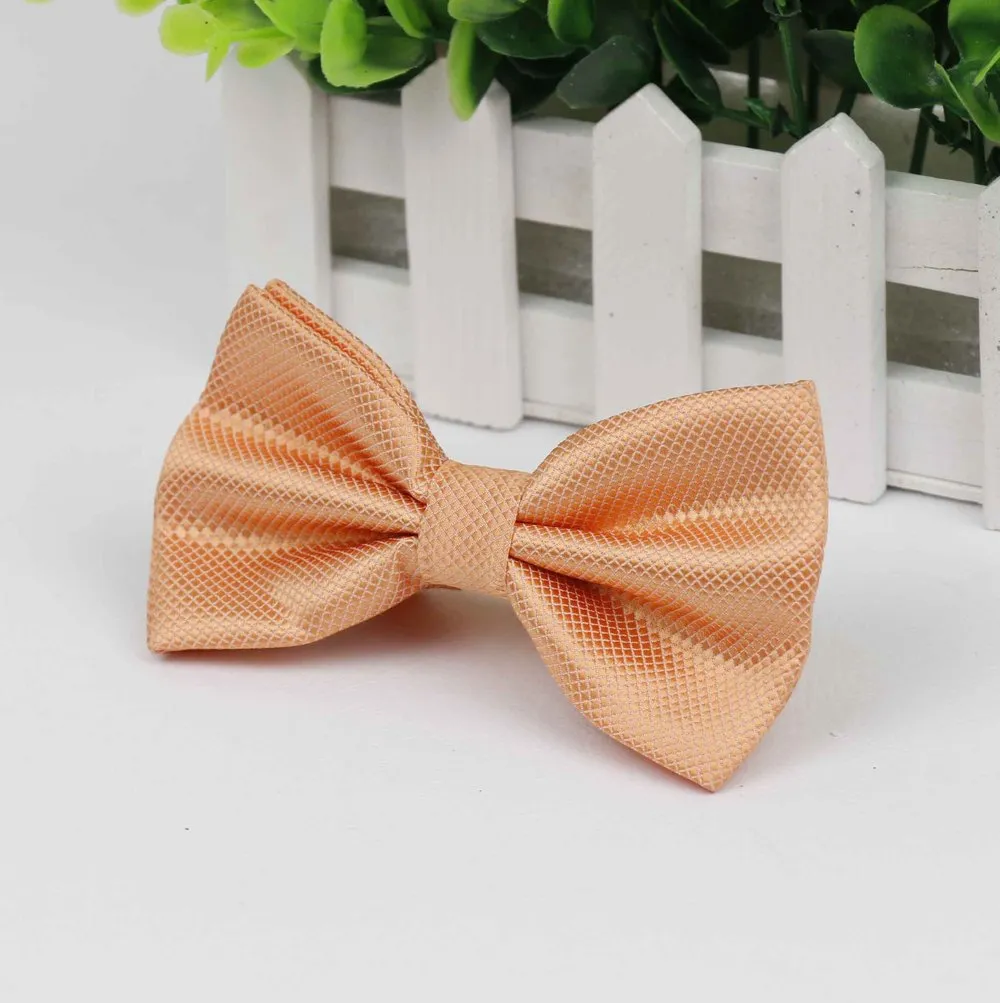Bowties Groom Mens Solid Fashion Cravat For Men Bow Ties