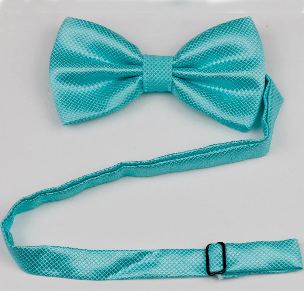 Bowties Groom Mens Solid Fashion Cravat For Men Bow Ties