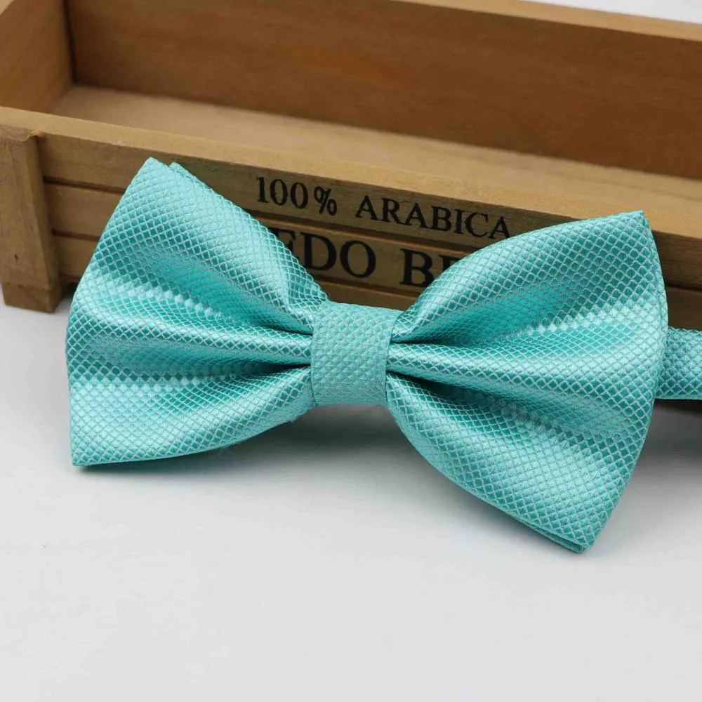 Bowties Groom Mens Solid Fashion Cravat For Men Bow Ties