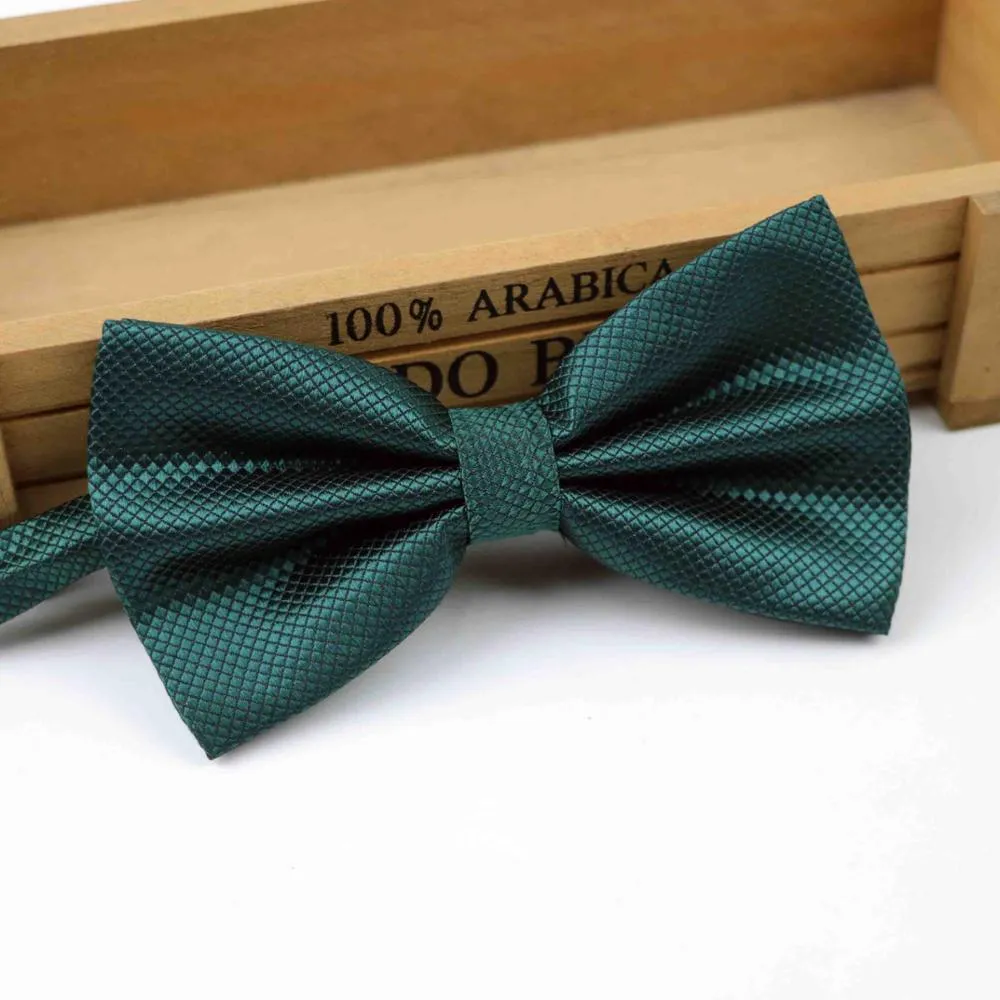Bowties Groom Mens Solid Fashion Cravat For Men Bow Ties