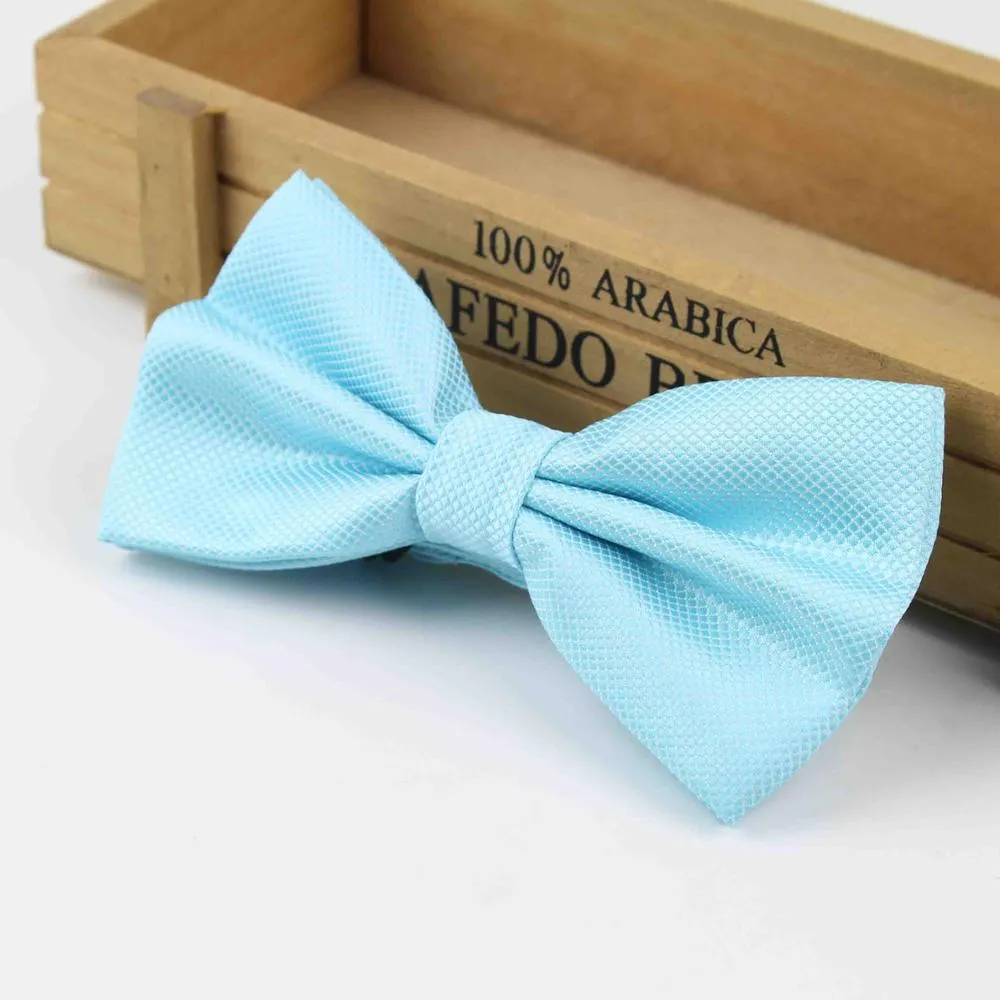 Bowties Groom Mens Solid Fashion Cravat For Men Bow Ties