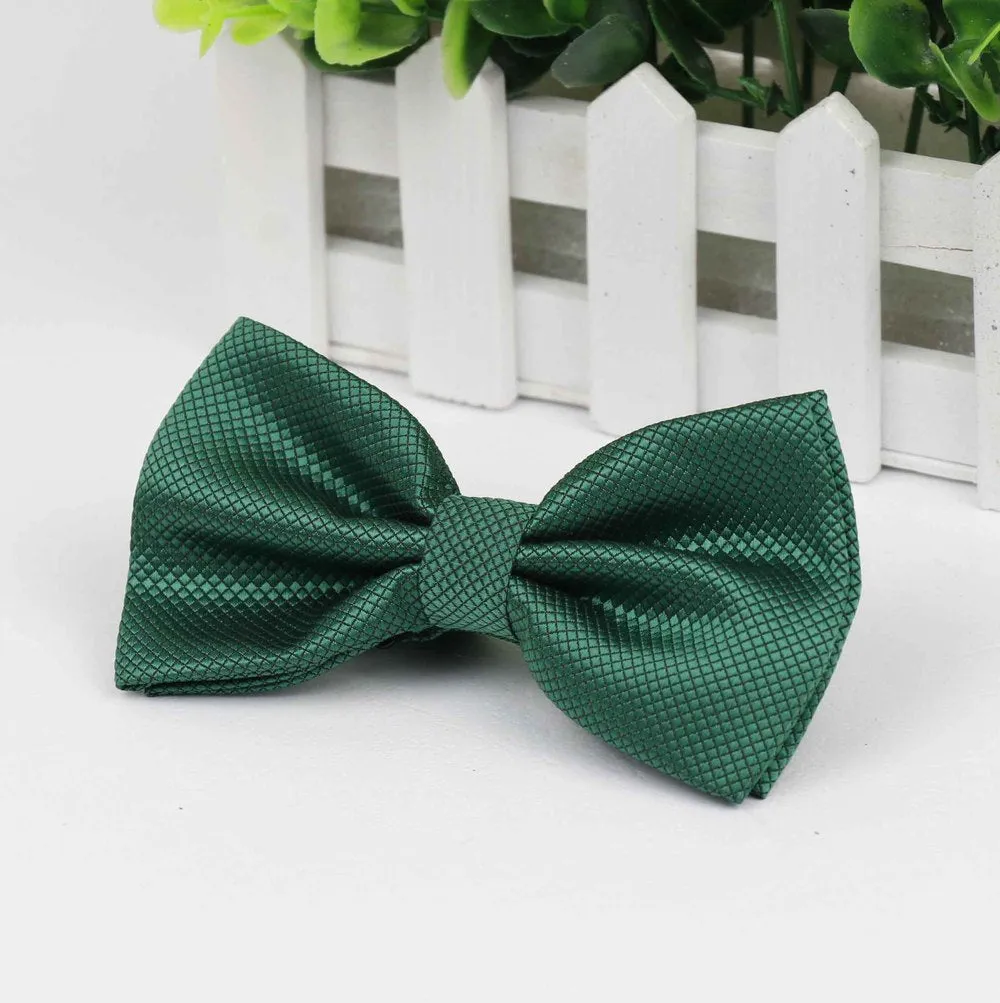 Bowties Groom Mens Solid Fashion Cravat For Men Bow Ties