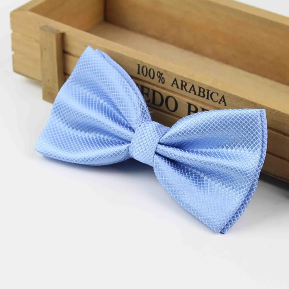 Bowties Groom Mens Solid Fashion Cravat For Men Bow Ties