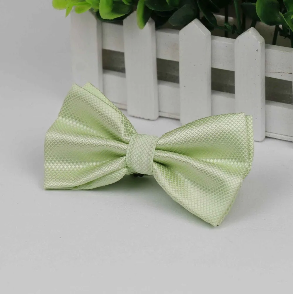 Bowties Groom Mens Solid Fashion Cravat For Men Bow Ties