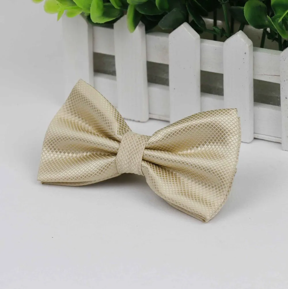 Bowties Groom Mens Solid Fashion Cravat For Men Bow Ties