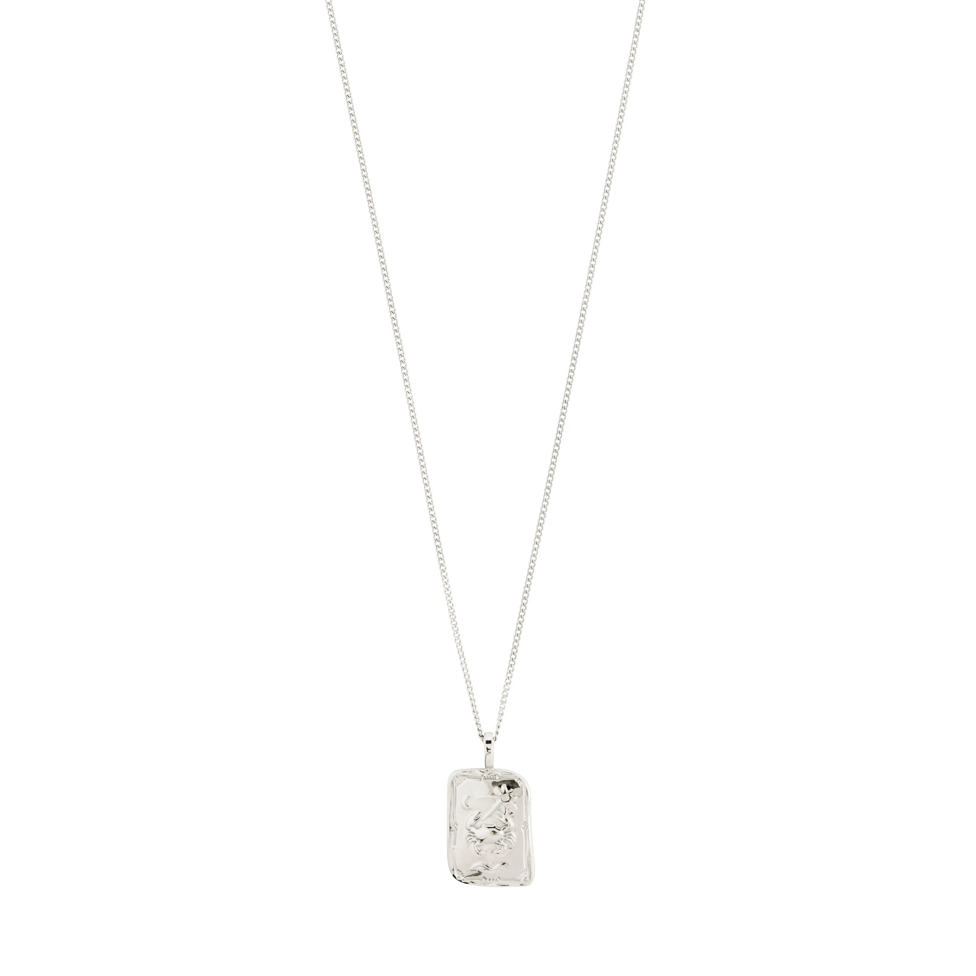 CANCER Zodiac Sign necklace, silver-plated