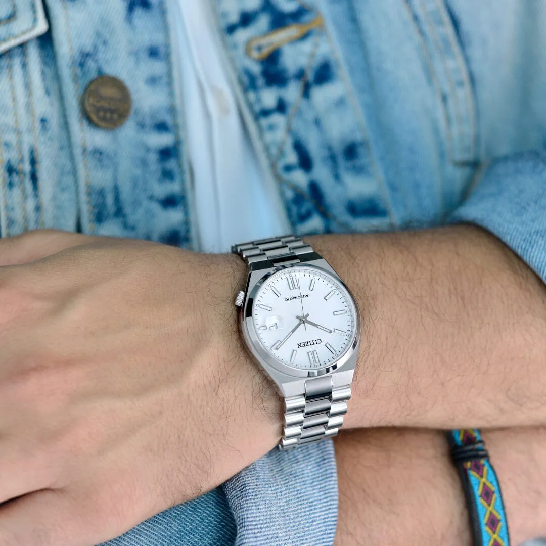 Citizen Tsuyosa Silver Automatic Watch NJ0150-81A