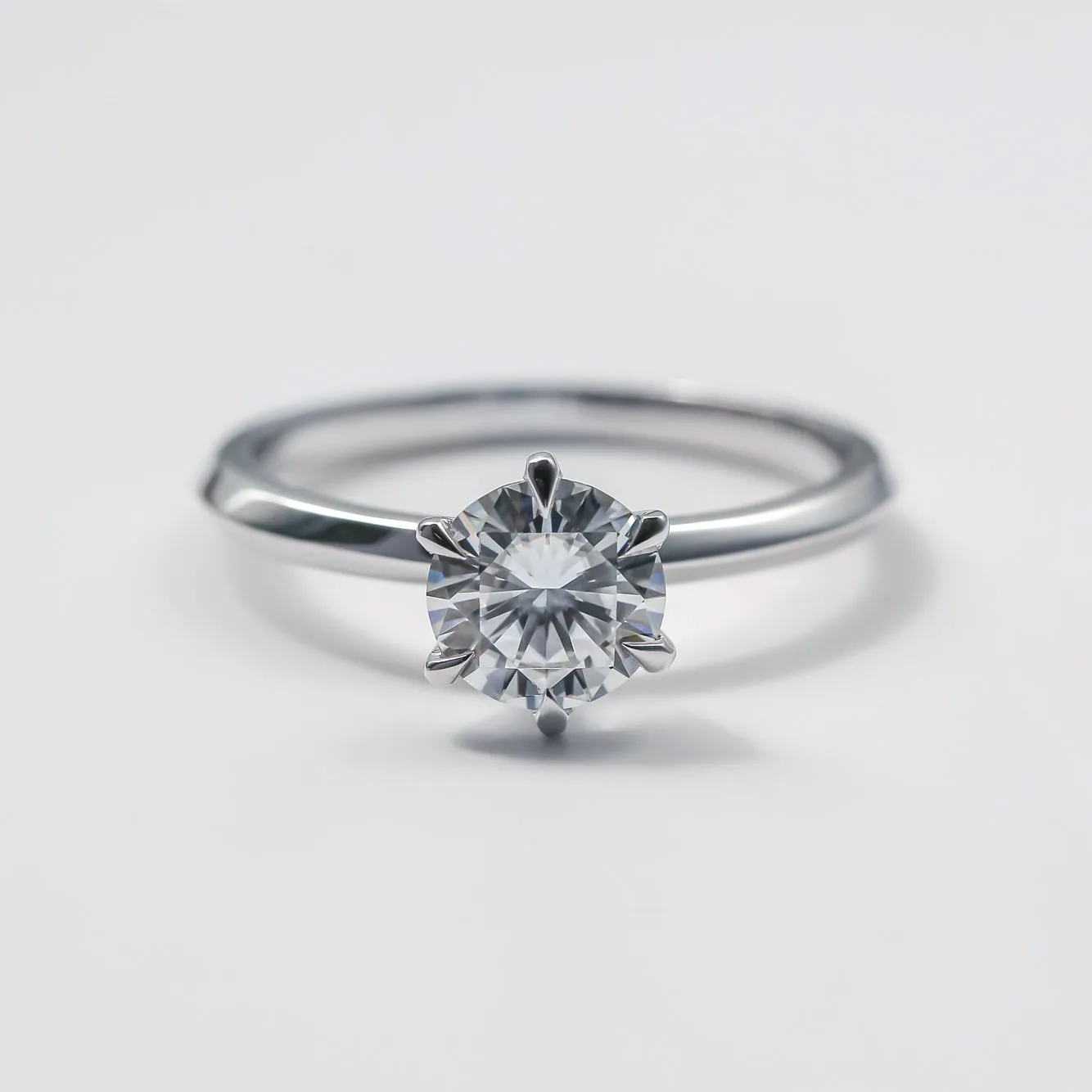 Classic 1ct Round Brilliant Solitaire 6-Prong Ring