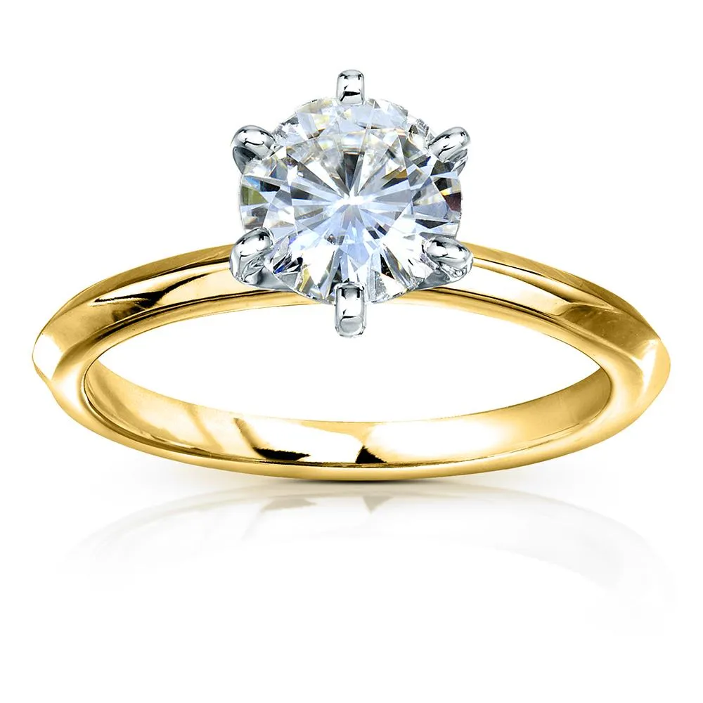 Classic 1ct Round Brilliant Solitaire 6-Prong Ring