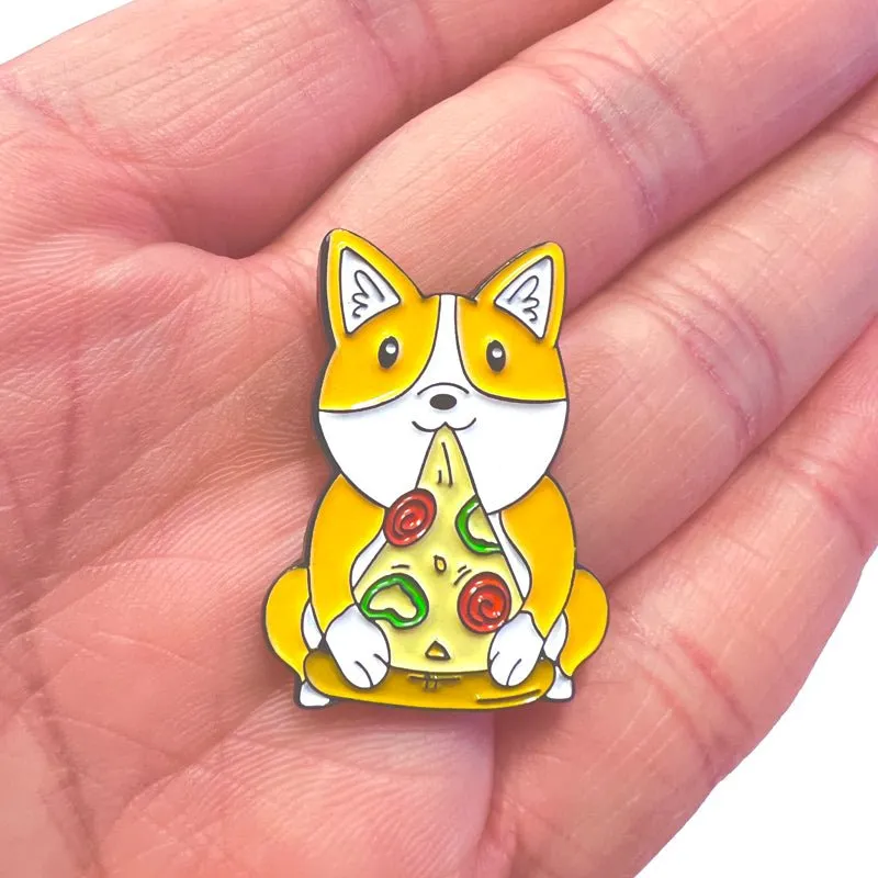 Corgi Pin Collection Kawaii Women Gifts Brooches Lapels Enamel Pins
