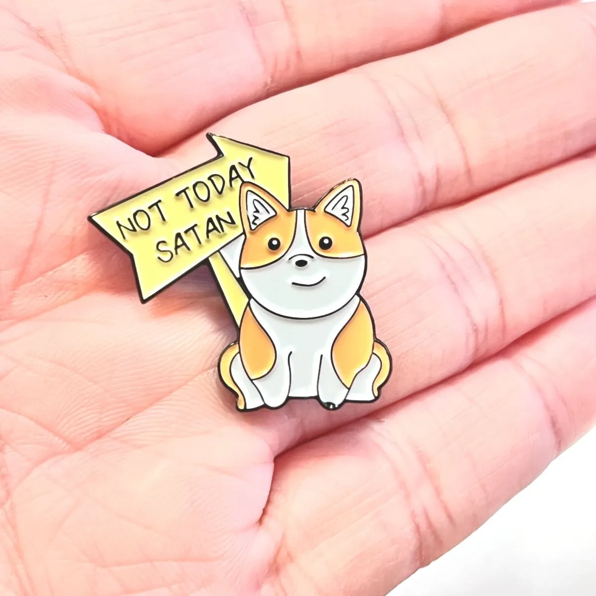 Corgi Pin Collection Kawaii Women Gifts Brooches Lapels Enamel Pins