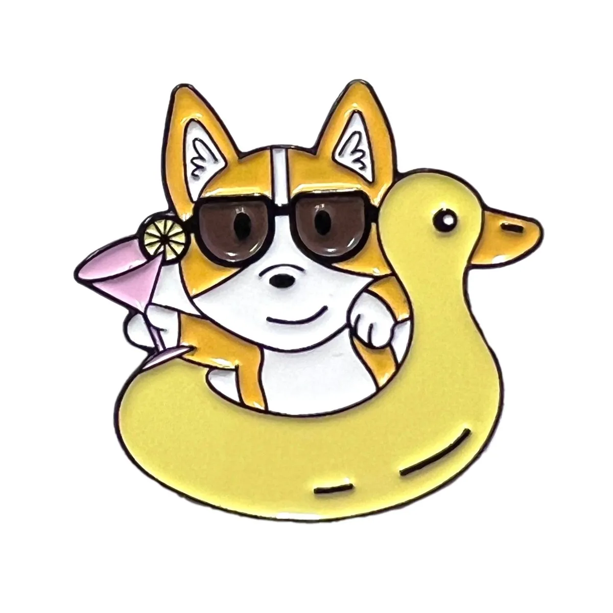 Corgi Pin Collection Kawaii Women Gifts Brooches Lapels Enamel Pins