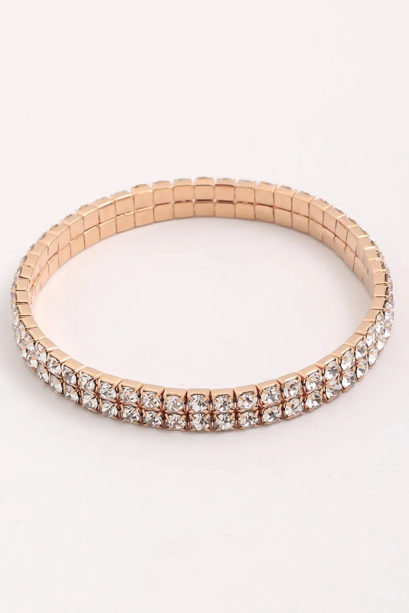 Crystal Stretch Anklet Women