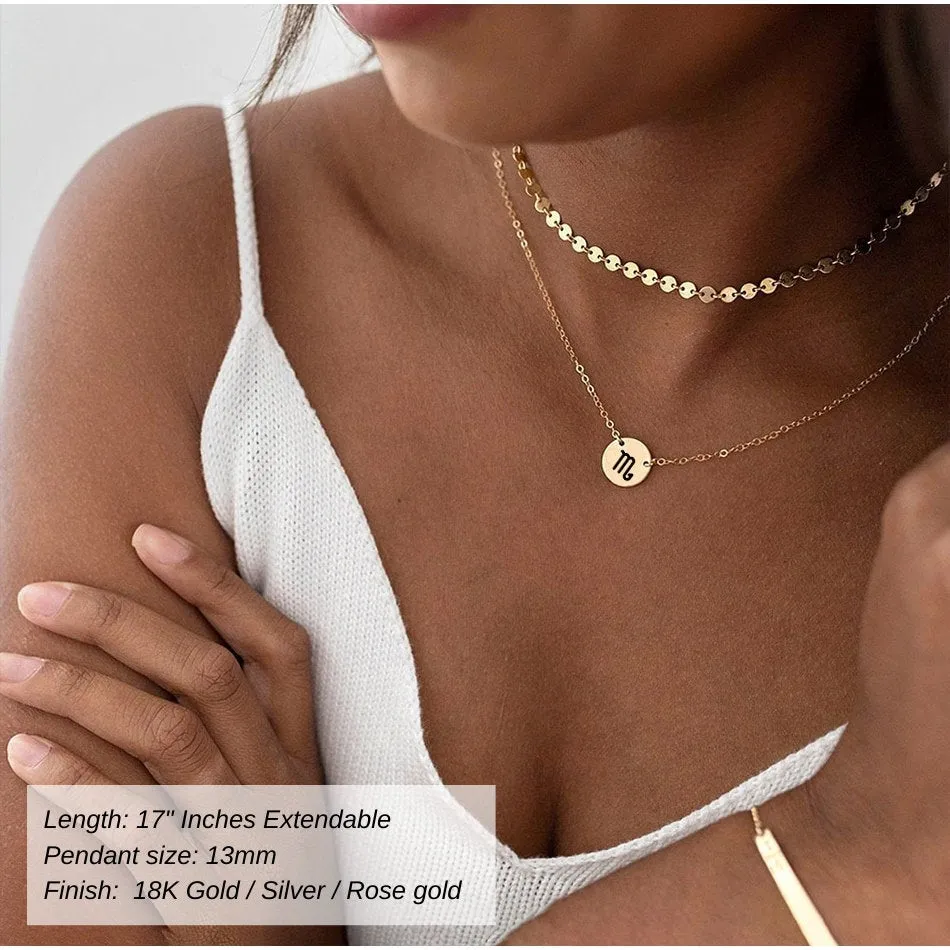 CUSTOM ZODIAC CONSTELLATION NECKLACE