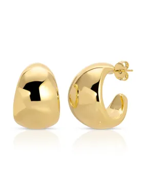 Dome Hoops, Gold