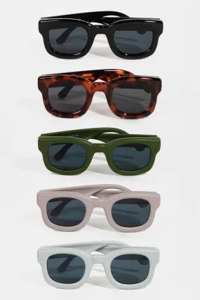 Double Trouble Square/Round Sunglasses (Assorted)