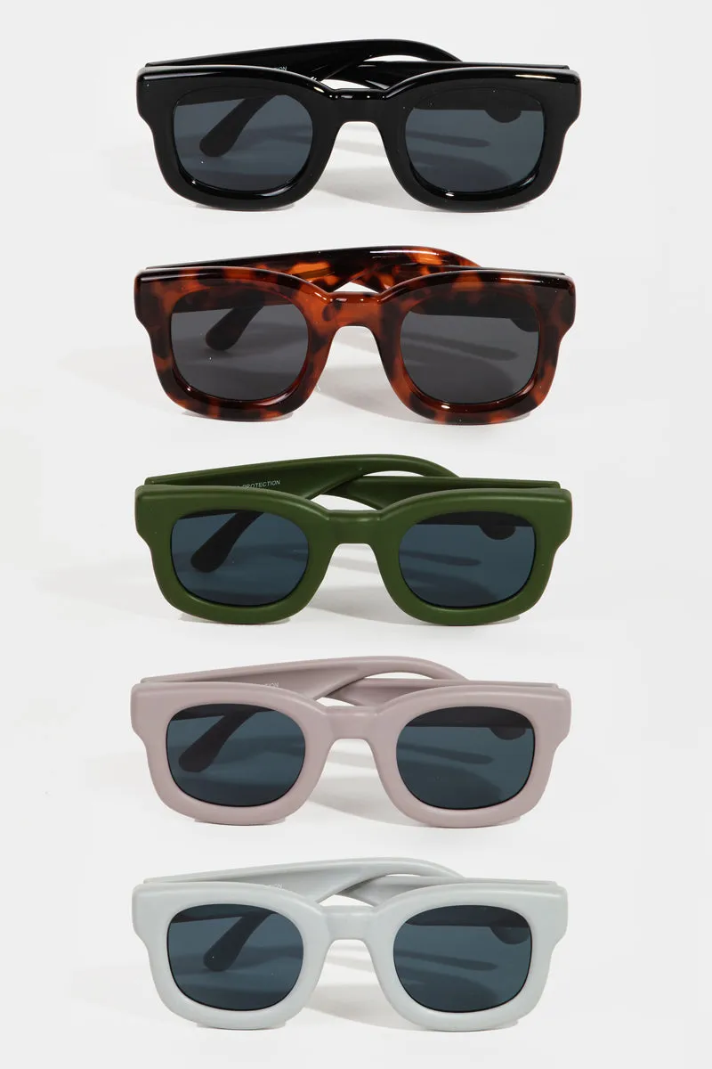 Double Trouble Square/Round Sunglasses (Assorted)