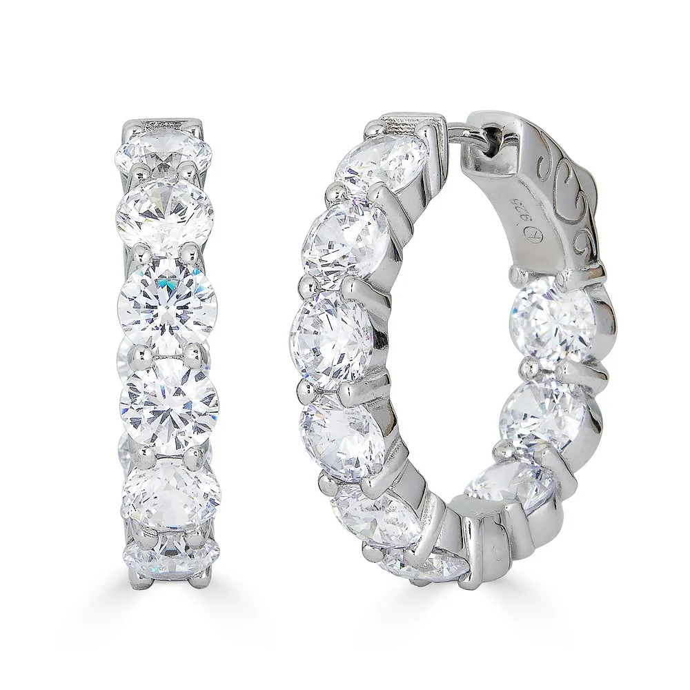 ETERNITY 5MM CZ SMALL HOOP