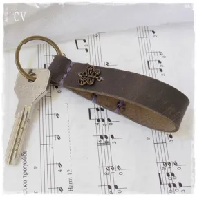 Filigree Butterfly Keychain ~