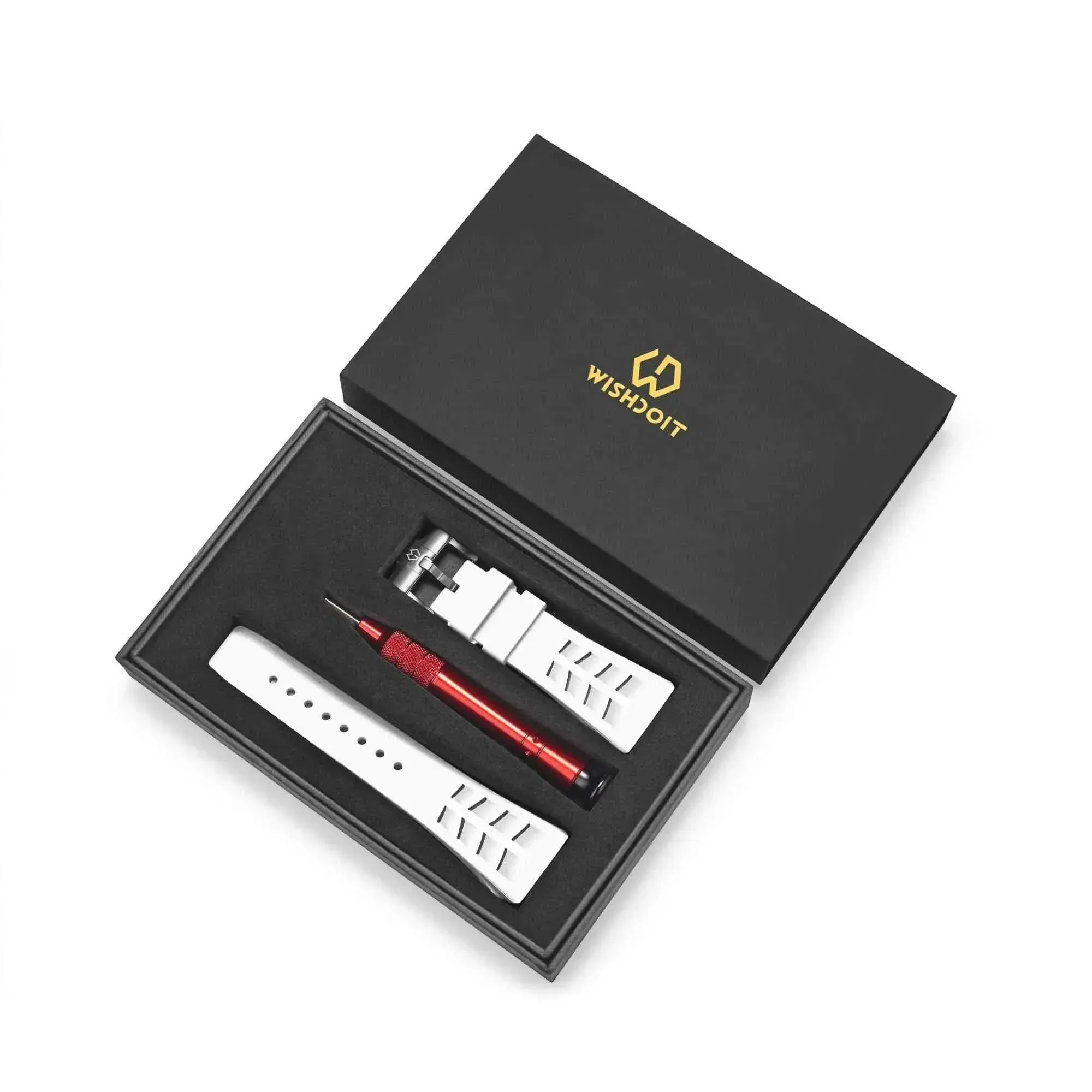 Fluoro Rubber Watch Strap | White 22.5cm