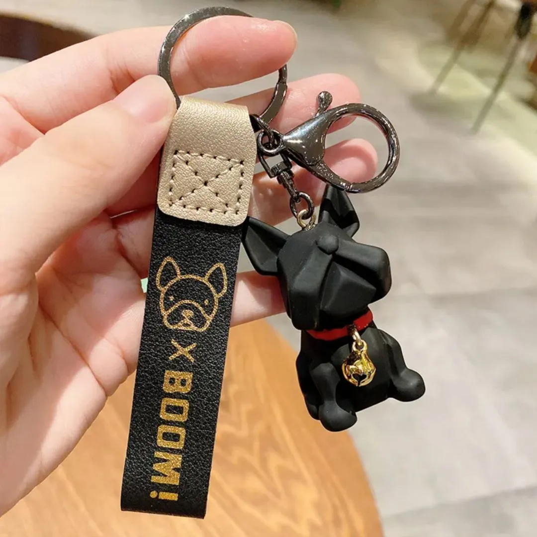 French BullDog Keychain - Set of 2