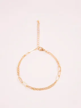 Gold Anklet Set