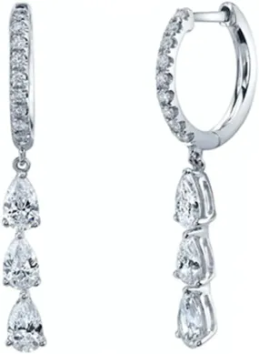 Gold Hoop Earrings for Women Dainty 14k Gold/Silver Plated Small Huggie Earrings for Women Trendy Lightweight CZ Diamond Dangle Drop Earrings Minimalist S925 Silver Hoops Earrings Hypoallergenic Jewelry for Women
