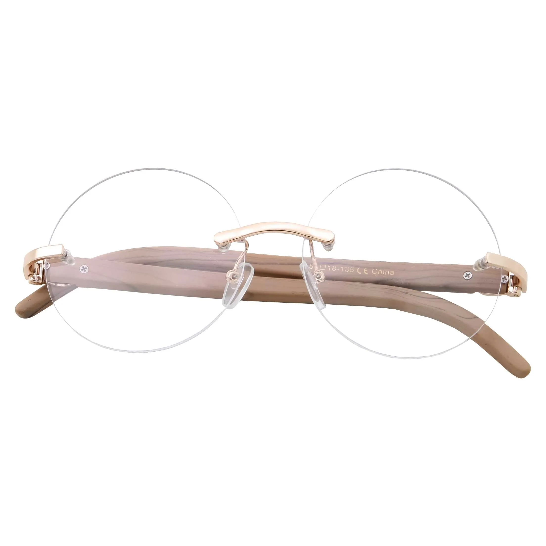 grinderPUNCH Harry Potter Glasses - Non-Prescription Round Circle Frame Clear Lens Glasses