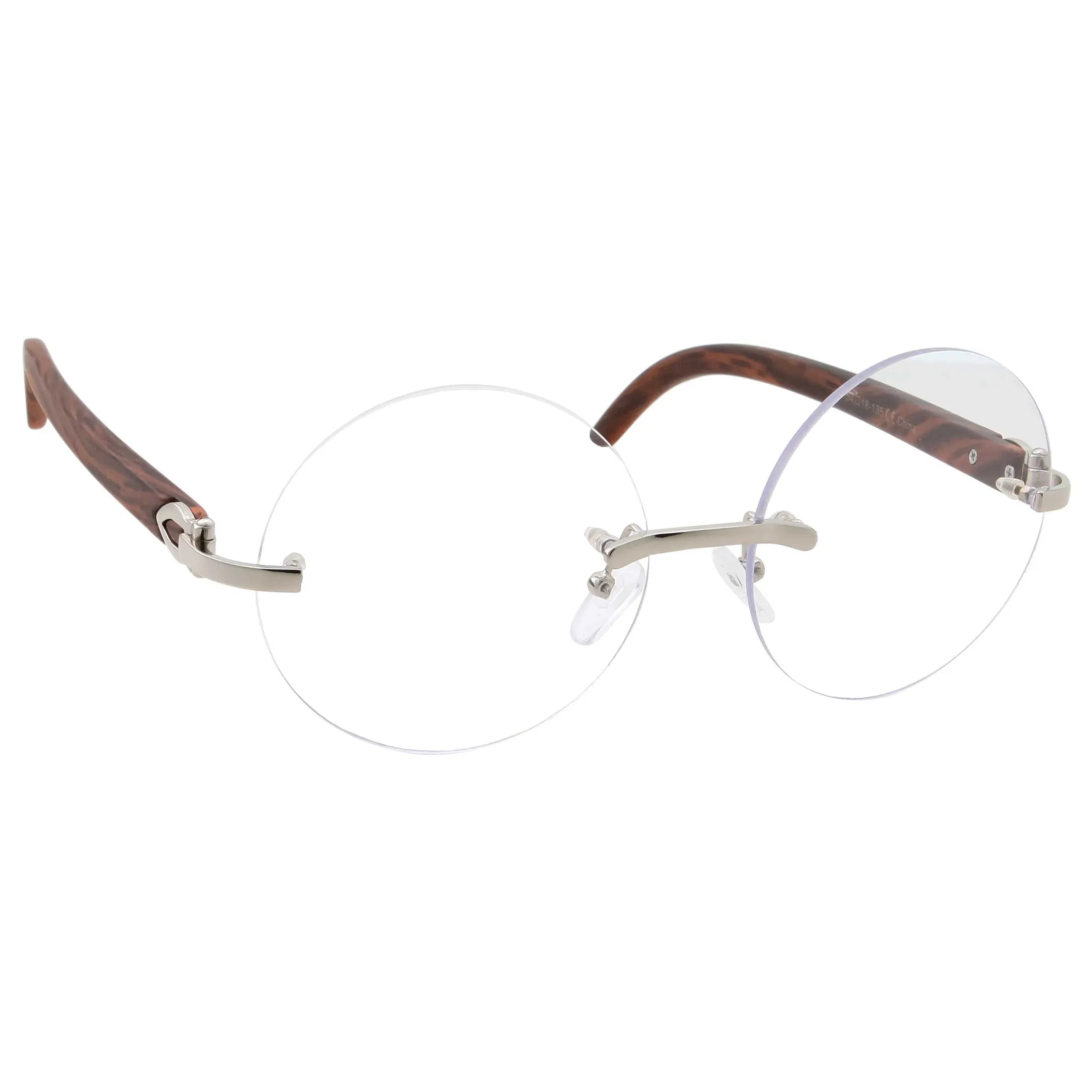 grinderPUNCH Harry Potter Glasses - Non-Prescription Round Circle Frame Clear Lens Glasses
