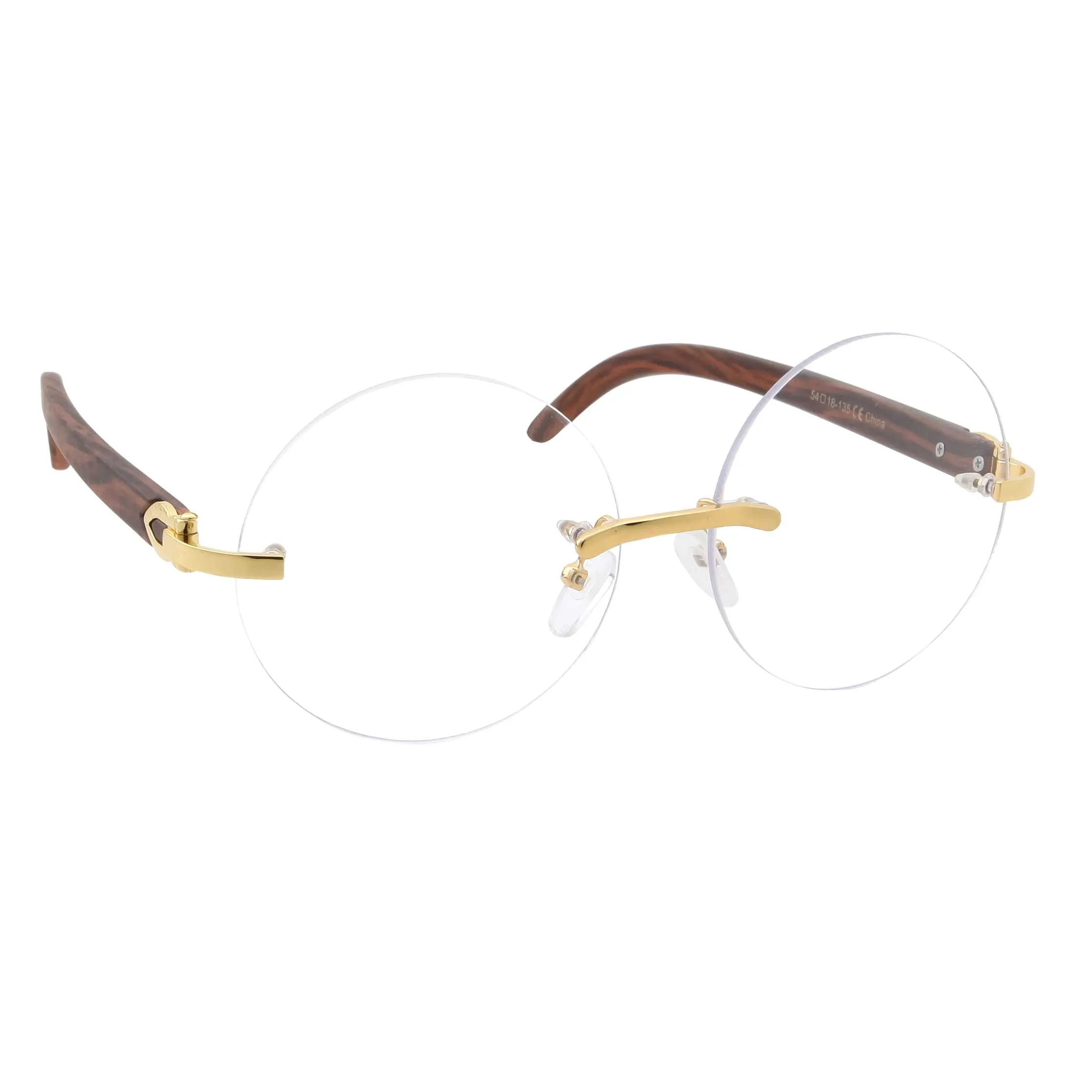 grinderPUNCH Harry Potter Glasses - Non-Prescription Round Circle Frame Clear Lens Glasses